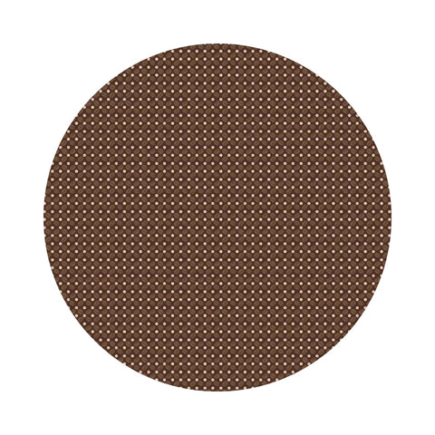 Coffee Bean Kisses in Brown - Tini Time Collection - Camelot Fabrics