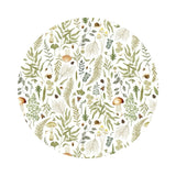 2.5 meters left! - Verdure in White - Moonflower Collection - Dear Stella Fabrics