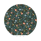 4 meters left! - Bramble Fields in Hunter - Curio by Rifle Paper Co. - Cotton + Steel Fabrics