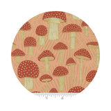 Mushrooms in Blossom with Gold Metallic - Meadowmere Collection - Gingiber for Moda Fabrics
