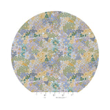 Mimi in Blue Metallic Cotton - English Rose Collection by Rifle Paper Co. - Cotton + Steel Fabrics