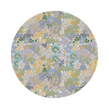 Mimi in Blue Metallic Cotton - English Rose Collection by Rifle Paper Co. - Cotton + Steel Fabrics