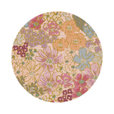 Mimi in Plum Metallic Canvas - English Rose Collection by Rifle Paper Co. - Cotton + Steel Fabrics