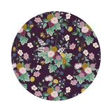 4 meters left! - Dahlia in Aubergine - Dahlia Collection by Rifle Paper Co. - Cotton + Steel Fabrics