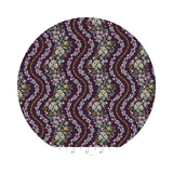 Wildwood Vines in Aubergine with Gold Metallic - Dahlia Collection by Rifle Paper Co. - Cotton + Steel Fabrics