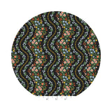 Wildwood Vines in Black Metallic - Dahlia Collection by Rifle Paper Co. - Cotton + Steel Fabrics