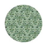 Artichoke in Sage Metallic - Dahlia Collection by Rifle Paper Co. - Cotton + Steel Fabrics