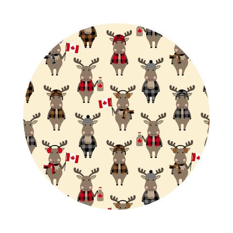 Moose in Natural - Proudly Canadian Collection - Red Pine Designs for JN Harper