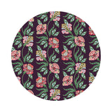 Posie in Aubergine Cotton - Dahlia Collection by Rifle Paper Co. - Cotton + Steel Fabrics