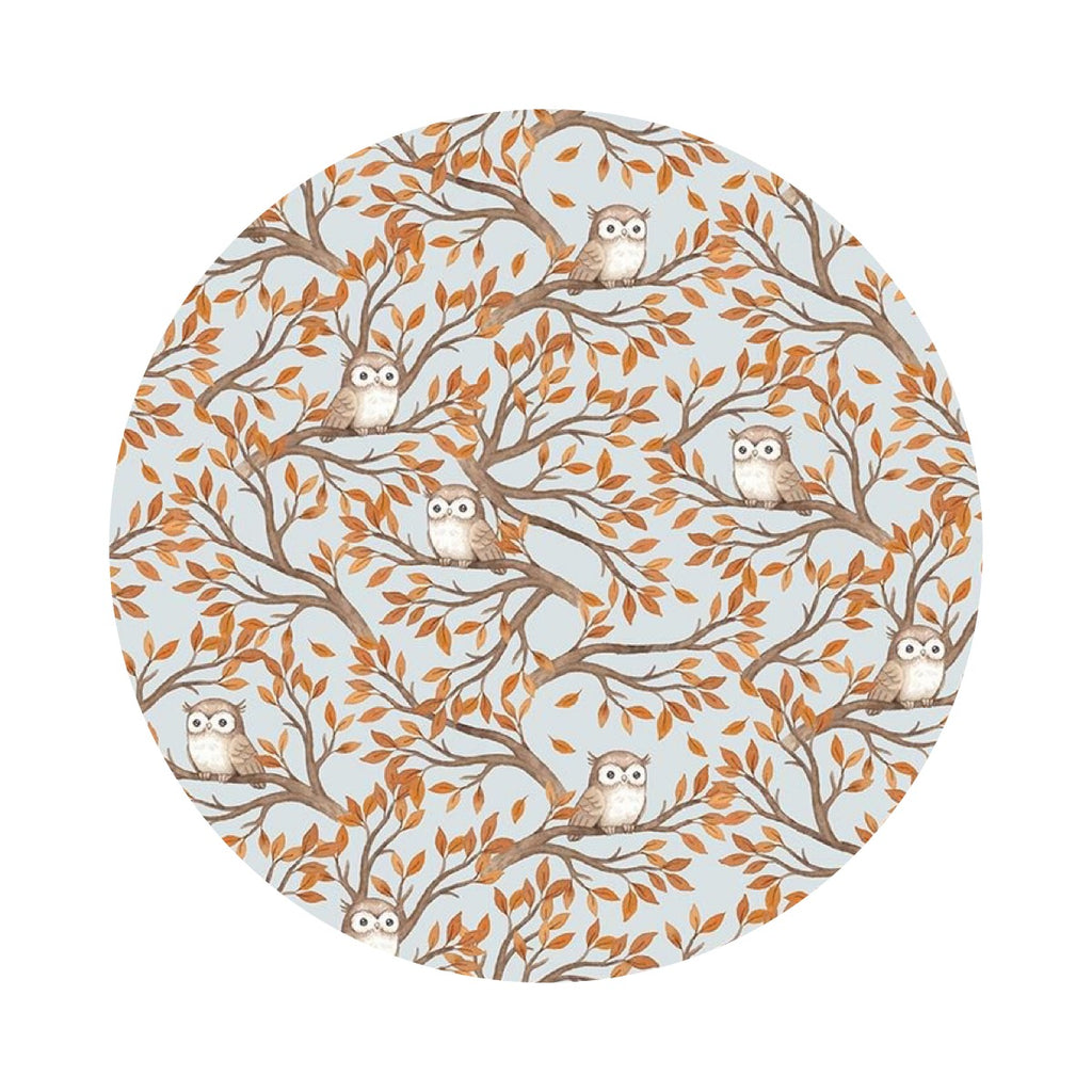 2.5 meters left! - Hoot in Mist - Forest Dreams Collection - Dear Stella Fabrics