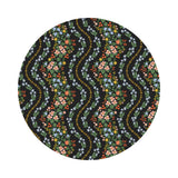 Wildwood Vines in Black Metallic - Dahlia Collection by Rifle Paper Co. - Cotton + Steel Fabrics