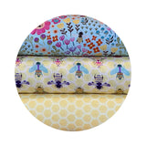 Bee Curious in Limelight - Curious Garden Collection - Dear Stella Fabrics