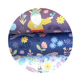 Spring Gnomes on Lavender - Spring Treats Collection - Lewis & Irene Fabrics