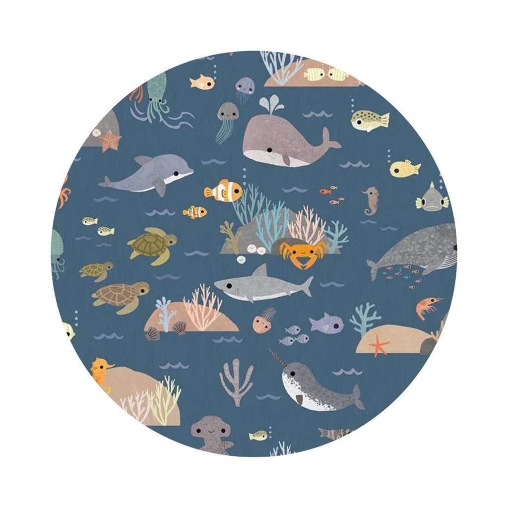 Into the Deep in Marlin - Beyond the Sea Collection - Dear Stella Fabrics