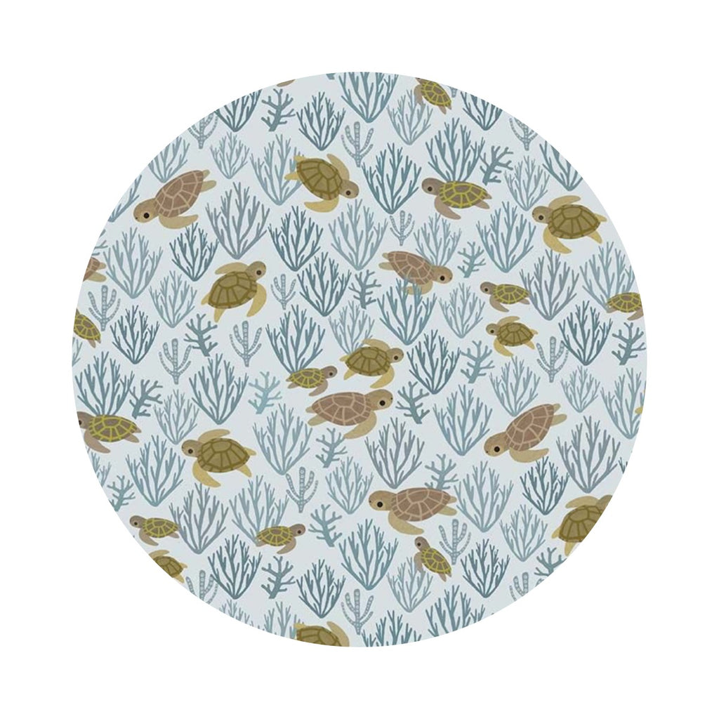 Turtely Cool in Aqua - Beyond the Sea Collection - Dear Stella Fabrics