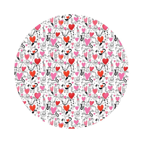 Hearts & Cats - Purr Fect Cats Collection - Contempo Studio - Benartex