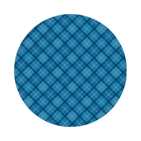 Blue Check - Small Things Celtic Inspired Collection - Lewis & Irene Fabrics