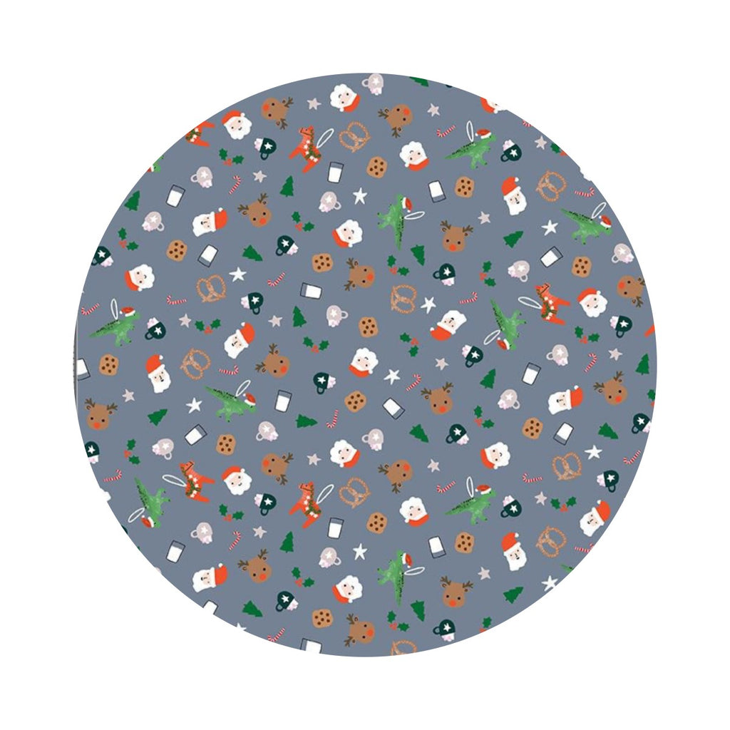 Tracking Santa - Cat's Pajamas Collection - Dear Stella Fabrics