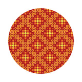 Crossweave in Tangerine - Stitchy Collection - Contempo Studio - Benartex