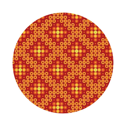 Crossweave in Tangerine - Stitchy Collection - Contempo Studio - Benartex