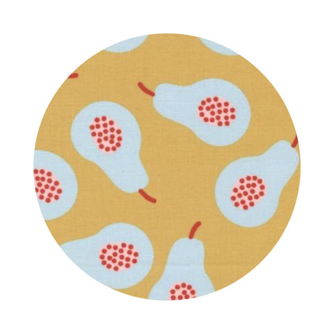 Pears in Golden - Lazy Afternoon Collection - Moda Fabrics