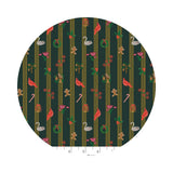 Yuletide in Evergreen Metallic - Holiday Classics V by Rifle Paper Co. - Cotton + Steel Fabrics
