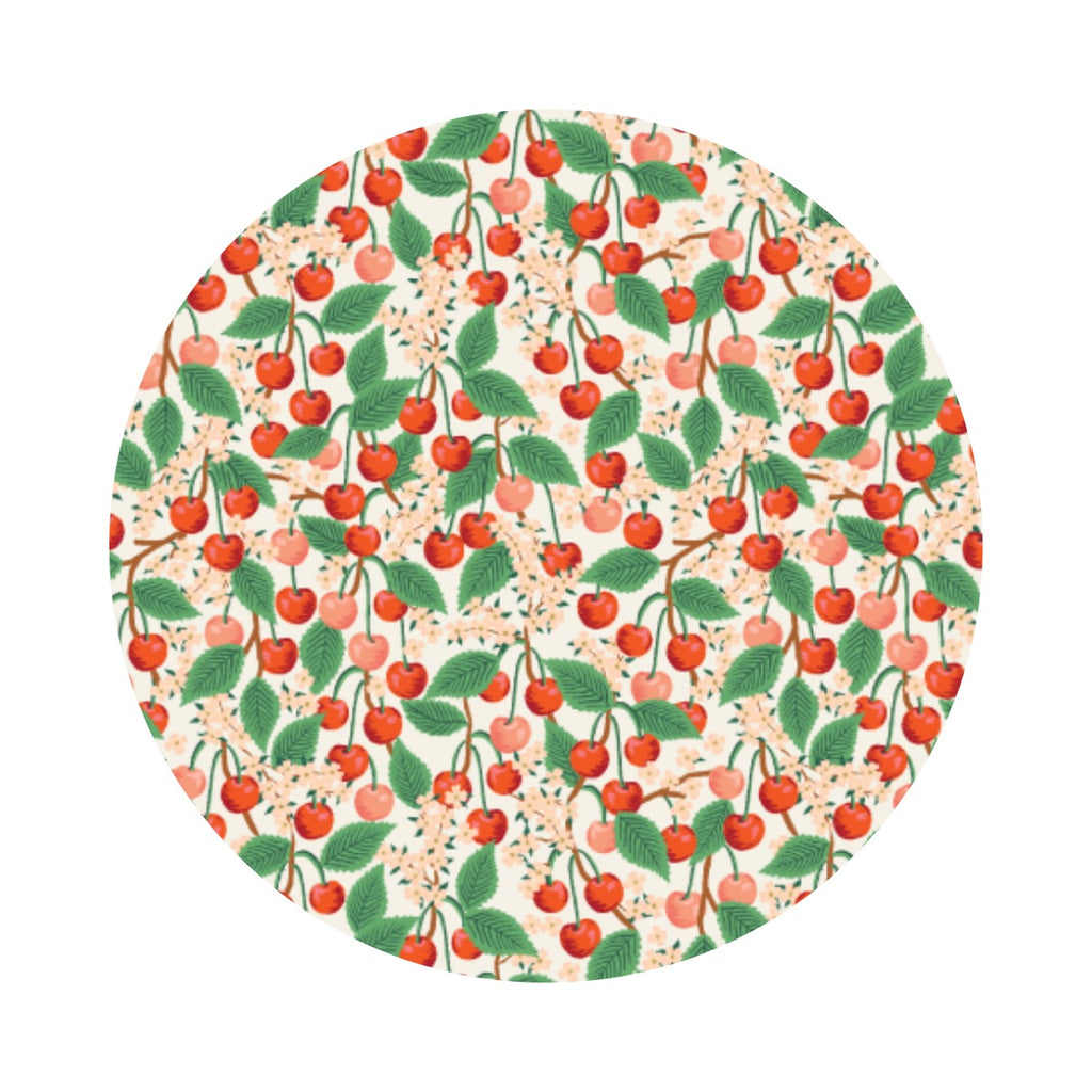 Re-stock! - Cherry Blossom in Cream - Orchard by Rifle Paper Co. - Cotton + Steel Fabrics