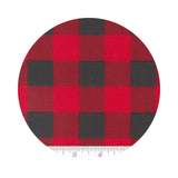 Red Charcoal Check in Cotton - Starberry Collection  - Moda Fabrics