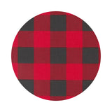 Red Charcoal Check in Cotton - Starberry Collection  - Moda Fabrics
