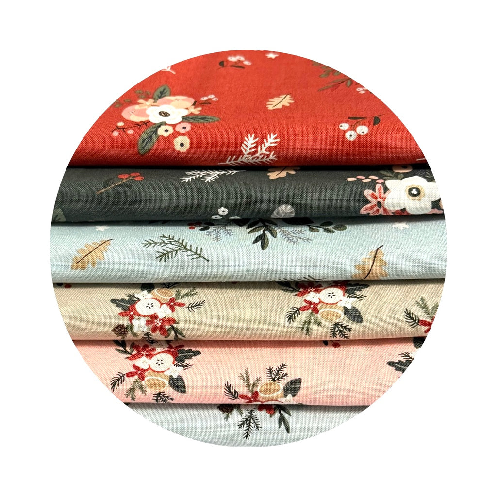 6 Piece Half Meter Bundle - Warm Wishes Collection - Riley Blake Designs