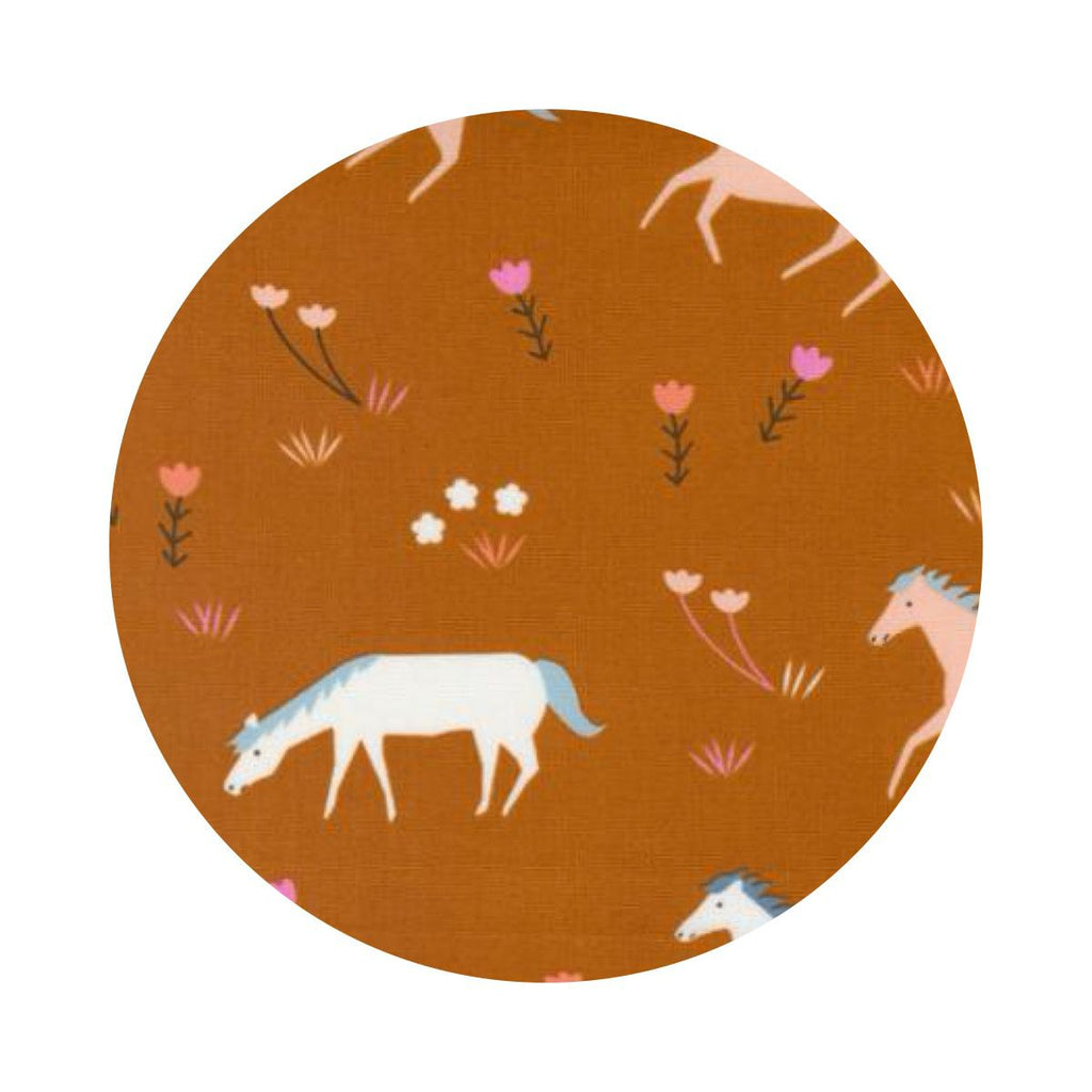 Horses in Saddle - Meander Collection - Moda Fabrics