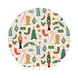 2.5 meters left! - Deck the Halls in Cream Metallic - Holiday Classics 2 by Rifle Paper Co. - Cotton + Steel Fabrics