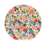 1.5 meters left! - Vintage Blossom in Cream Cotton with Metallic - Vintage Garden by Rifle Paper Co. - Cotton + Steel Fabrics