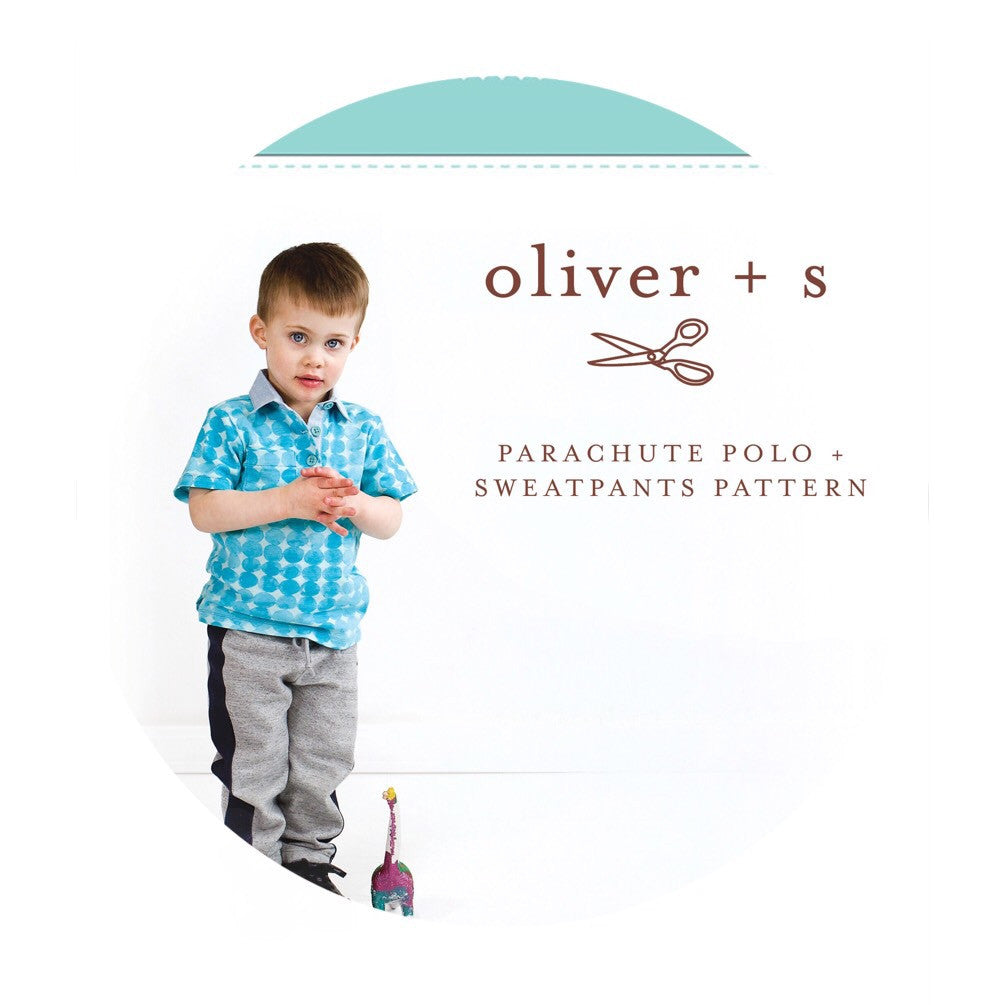Parachute Polo & Sweatpants Sewing Pattern for Boys & Girls (Sizes 6m-4 years) - Oliver + S Patterns