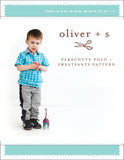 Parachute Polo & Sweatpants Sewing Pattern for Boys & Girls (Sizes 6m-4 years) - Oliver + S Patterns