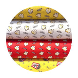 2.5 meters left! - Popcorn in Yellow - Time to Pop Collection - Camelot Fabrics