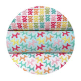 4 meters left! - Bright Balloon Animals on Blue - Be The Rainbow Collection - Camelot Fabrics