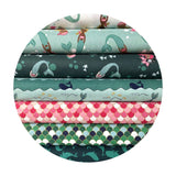 Scales in Green - Ahoy! Mermaids Collection - Riley Blake Designs