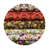3.5 meters left! - Red Squirrels on Red - The Orchard Collection - Lewis & Irene Fabrics