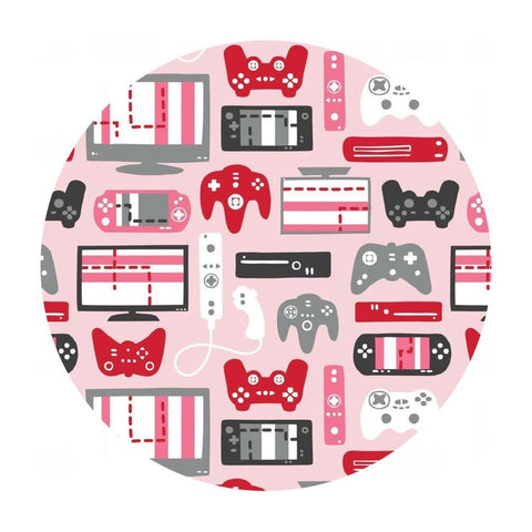 Gaming Console in Light Pink - Be My Player 2 Collection - Camelot Fabrics