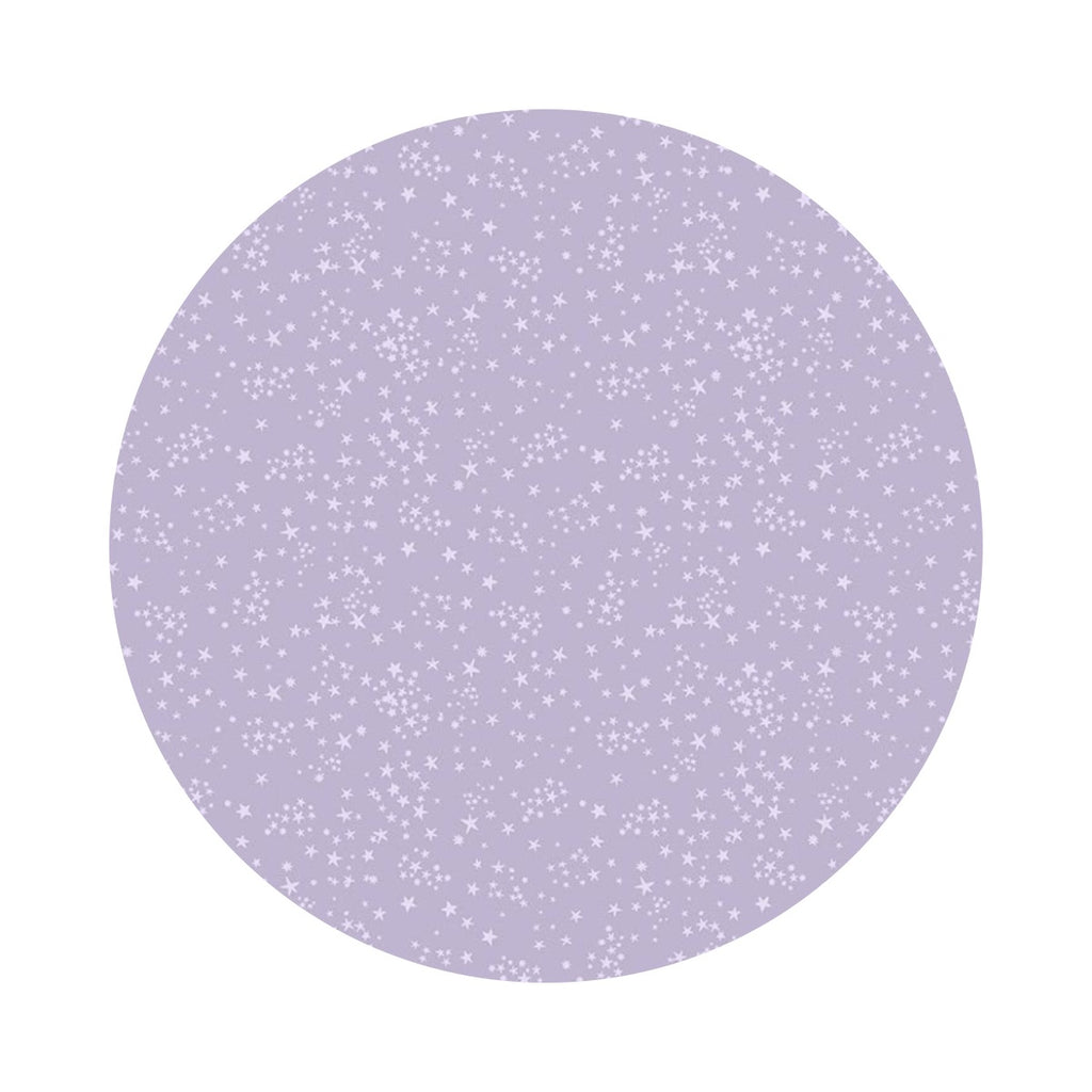 4 meters left! - Stars in Lavender - Make a Little Magic Collection - Dear Stella Fabrics