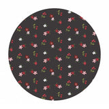 Ditsy Floral in Charcoal - Holly Holiday Collection - Riley Blake Designs