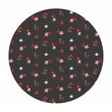 Ditsy Floral in Charcoal - Holly Holiday Collection - Riley Blake Designs