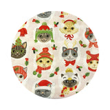 Cat Faces in Holiday Hats - Cozy Holidays Collection - Timeless Treasures