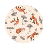 1 meter left! - Foxy in Cream - The Fae Collection - Dear Stella Fabrics