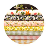 2 meters left! - Grove Blossoms in Grapefruit - Grove Collection - Riley Blake Designs