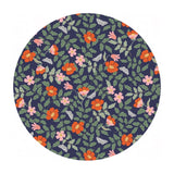 Primrose in Navy Cotton - Strawberry Fields by Rifle Paper Co. - Cotton + Steel Fabrics