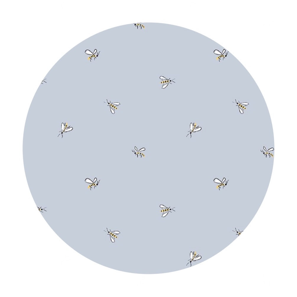 2 meters left! - Bees in Surf - Honey Bee Collection - Dear Stella Fabrics
