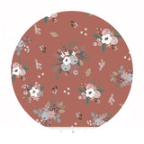 Floral in Redwood - Warm Wishes Collection - Riley Blake Designs