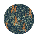 2 meters left! - Star Leopard in Peacock - Xanadu Collection - Dear Stella Fabrics